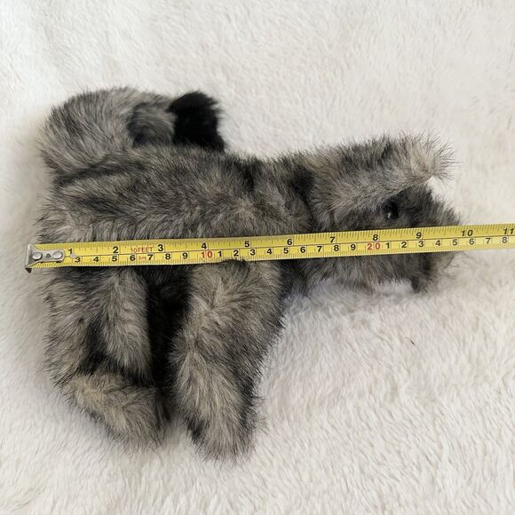 Folkmanis Small Coyote Hand Puppet Plush Gray 9” Realistic Pretend Play - Picture 6 of 7